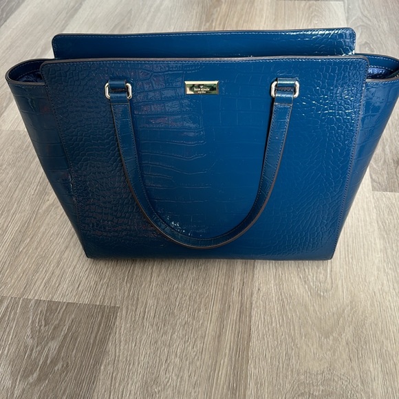 NWT Kate Spade Bristol Drive Croc Elissa Purse